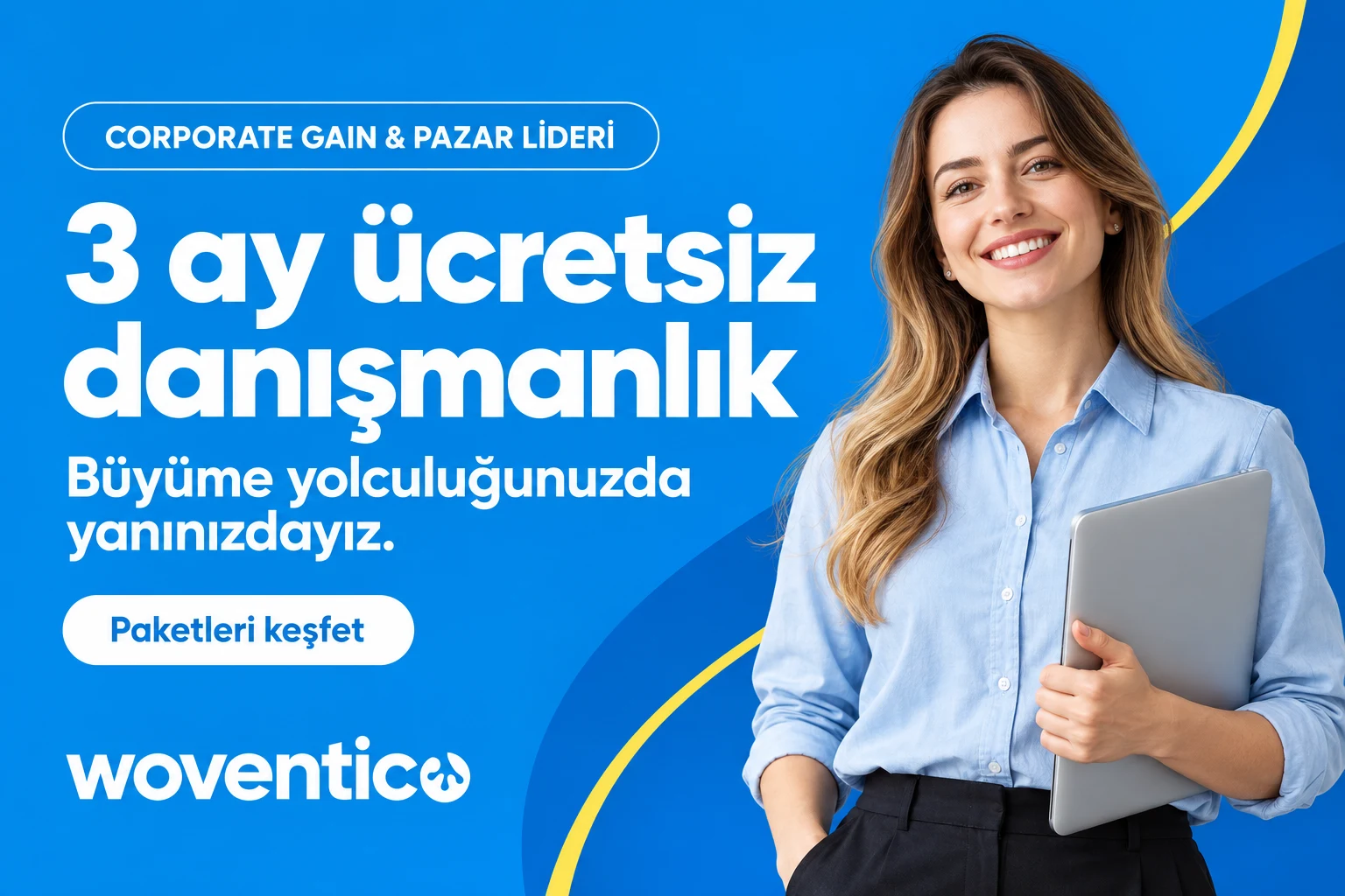 Corporate Gain ve Pazar Lideri: 3 ay ücretsiz danışmanlık