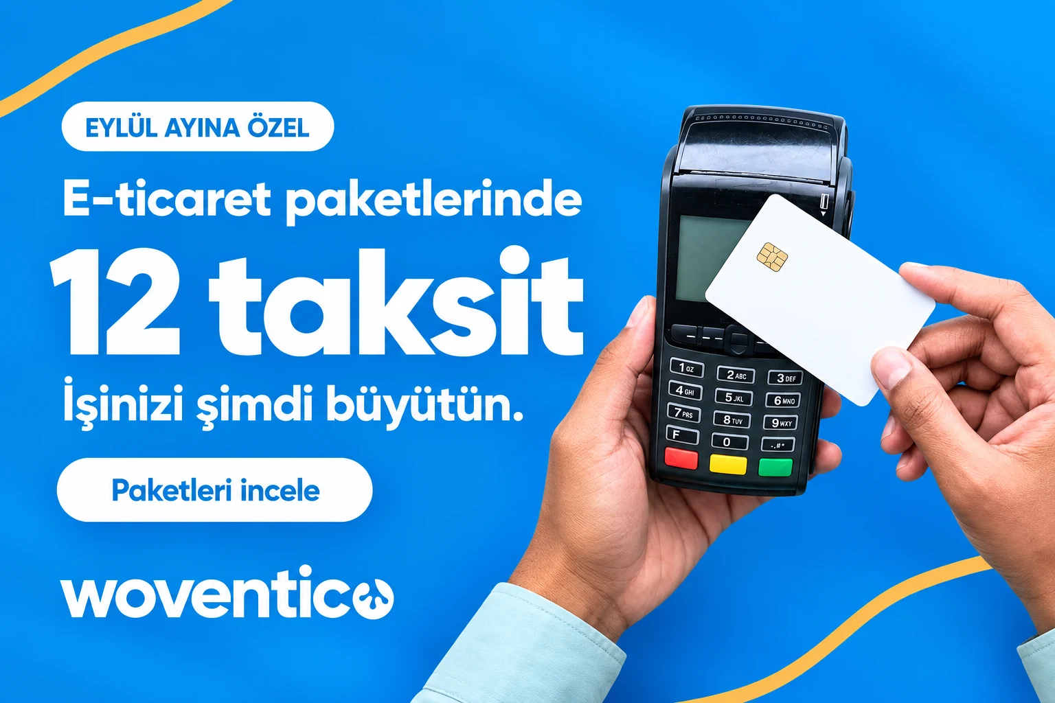 Eylül boyunca e-ticaret paketlerinde 12 taksit