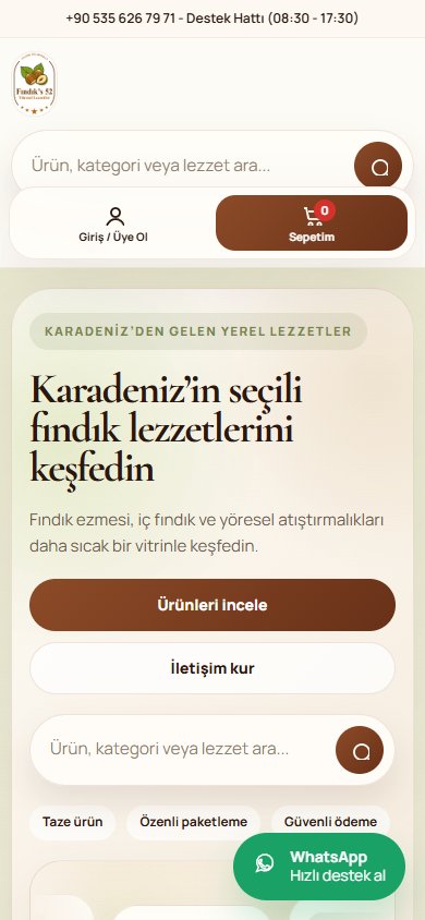 Findiks52 — mobil görünüm