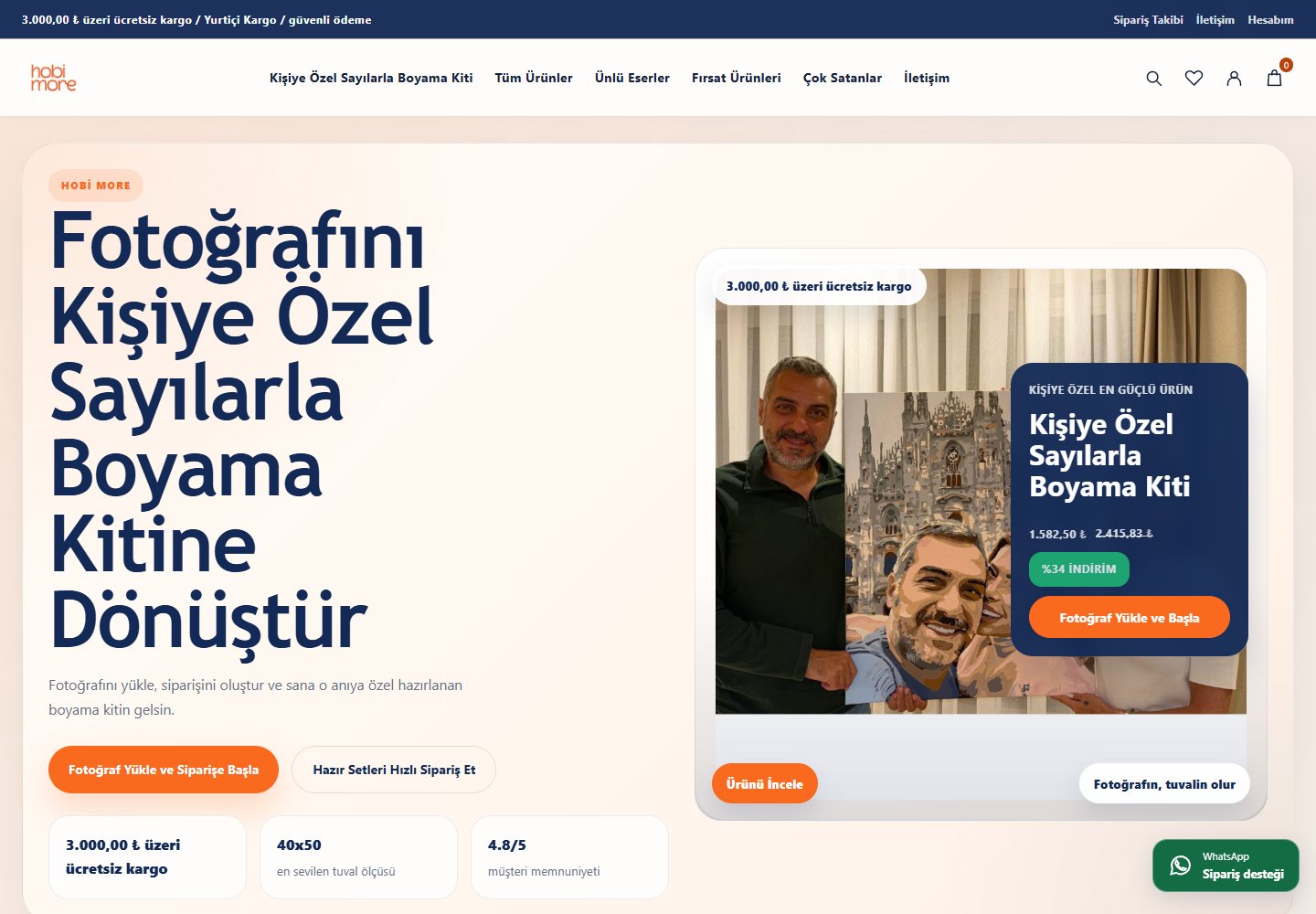 Hobi More — mağaza görünümü