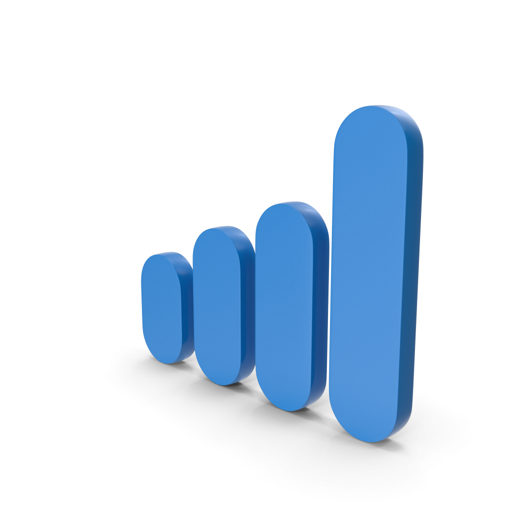 Rectangle Soft Corner Bar Graph.H03.2k