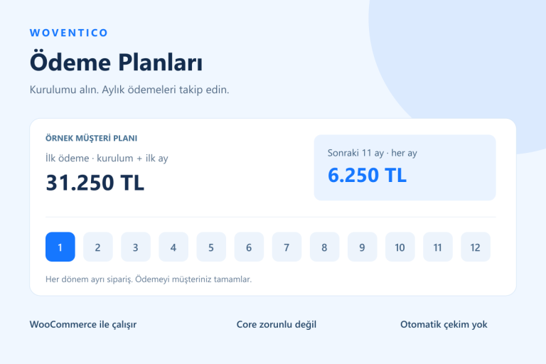 Woventico Ödeme Planları ön görseli