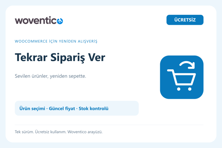 Woventico Tekrar Sipariş Ver ön görseli