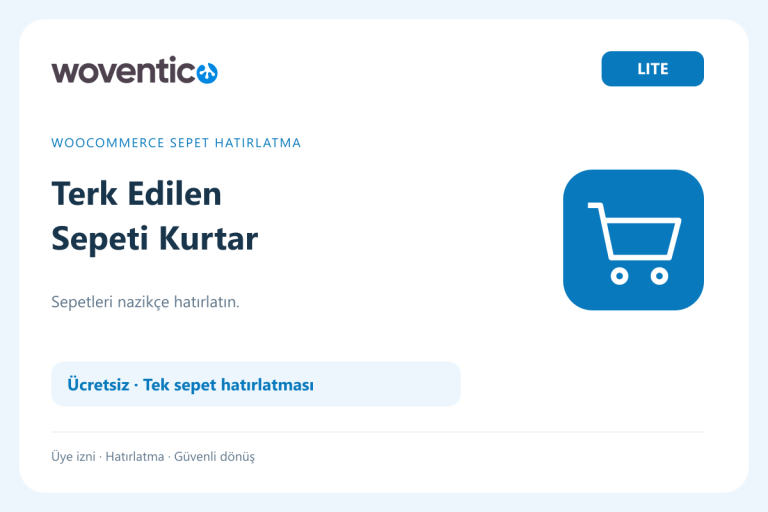 Woventico Terk Edilen Sepeti Kurtar Lite ön görseli
