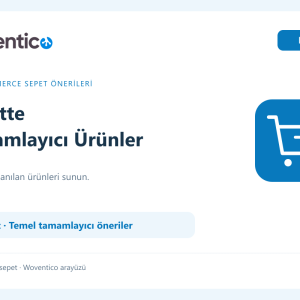 Woventico Sepette Tamamlayıcı Ürünler Lite — WooCommerce sepet önerileri