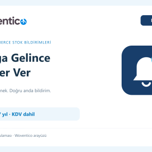 Woventico Stoğa Gelince Haber Ver Pro — WooCommerce stok bildirimi