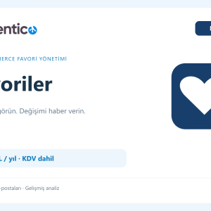 Woventico Favoriler Pro — WooCommerce favori yönetimi