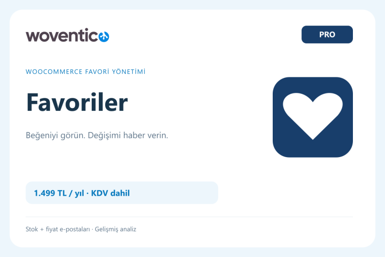 Woventico Favoriler Pro ön görseli