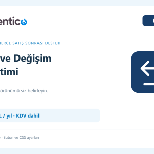 Woventico İade ve Değişim Yönetimi Pro — WooCommerce iade ve değişim yönetimi