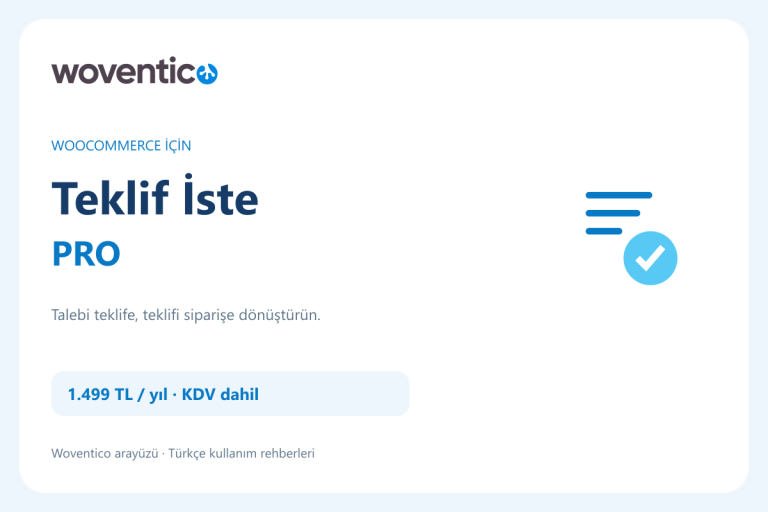 Woventico Teklif İste Pro ön görseli