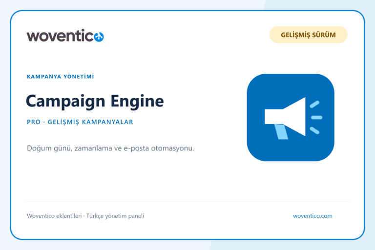 Woventico Campaign Engine Pro ön görseli